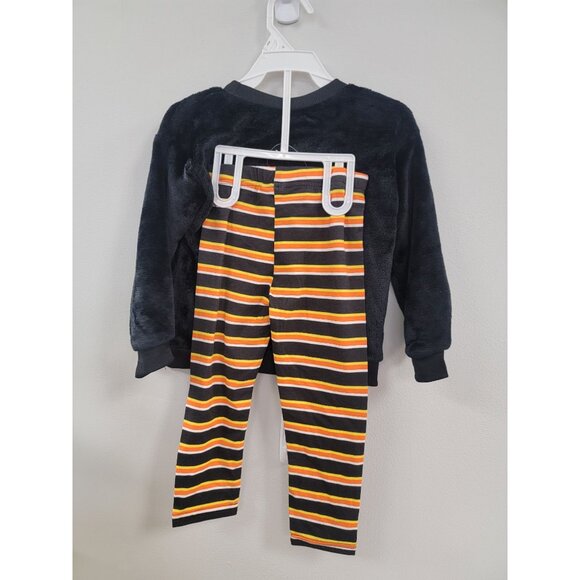 Disney Minnie Mouse Halloween Pajama Set With Striped Pants 4t - Picture 5 of 7